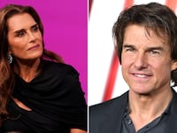 Brooke Shields and Tom Cruise