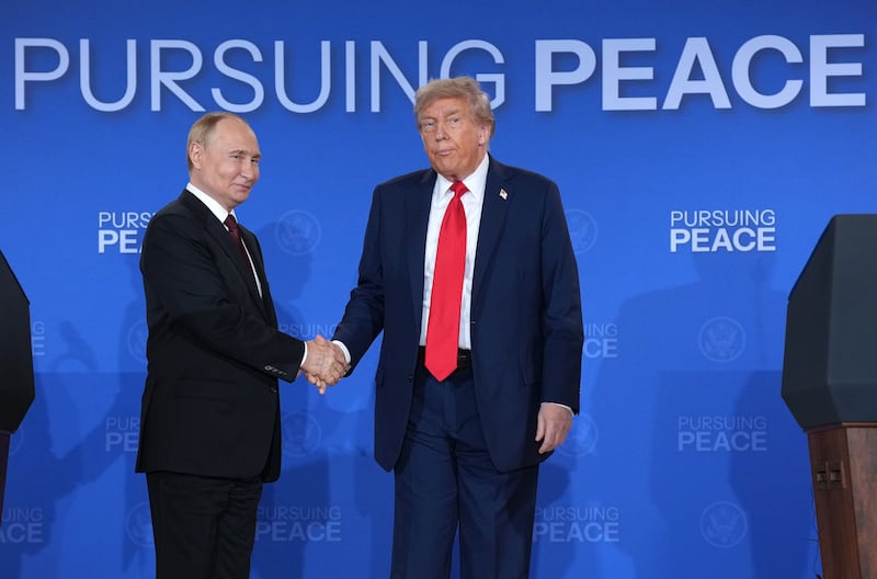 Donald Trump and Vladimir Putin