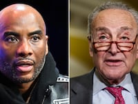 Charlemagne Tha God and Chuck Schumer