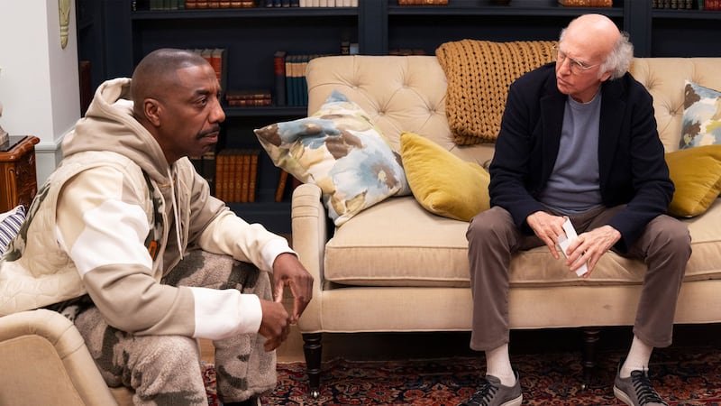 A photo including J.B. Smoove and Larry David in the series Curb Your Enthusiasm on HBO