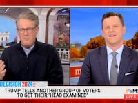 MSNBC host Joe Scarborough reacts to Donald Trump’s strange rally dancing episode on “Morning Joe.”