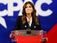 Kristi Noem reportedly had a one-on-one meeting with Donald Trump at Mar-a-Lago amid speculation about who he will pick to be his running mate.