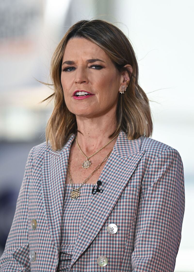 NEW YORK, NY - JUNE 28: Savannah Guthrie is seen as Gracie Abrams performs in concert at The Today Show Concert Series at Rockefeller Center on June 28, 2024 in New York City. (Photo by NDZ/Star Max/GC Images)