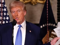 President Donald Trump at his Mar-a-Lago resort.