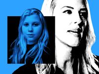 A photo illustration shows Tallulah Brand and Bridget Ziegler