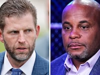 Eric Trump and former UFC fighter Daniel Cormier.