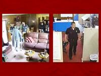 A photo illustration of images from Debbie Gruver’s lawsuit over the Marion County Record police raid.