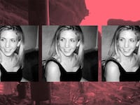 Photo Illustration featuring Lucie Blackman
