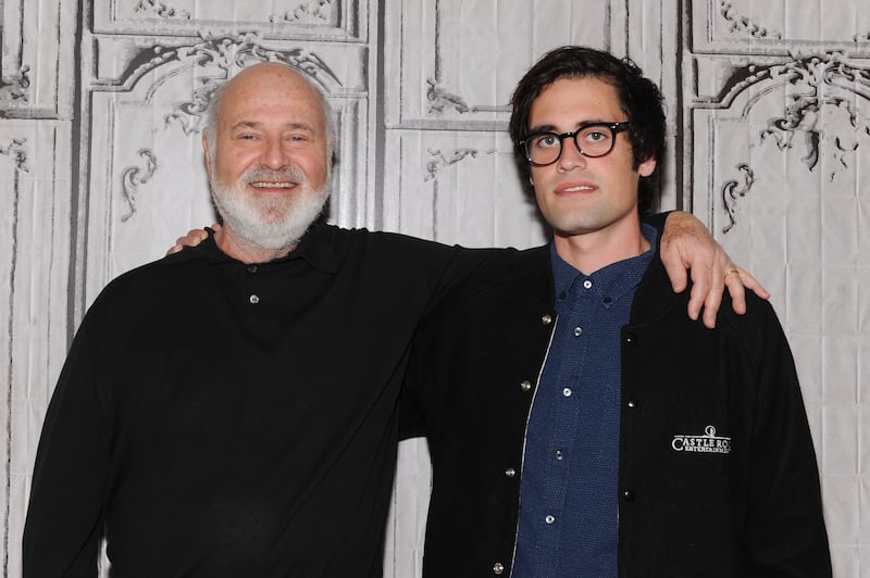 NEW YORK, NY - MAY 04: (L-R) Director Rob Reiner and his son Nick Reiner attend AOL Build Presents: "Being Charlie" at AOL Studios In New York on May 4, 2016 in New York City. (Photo by Rommel Demano/Getty Images)