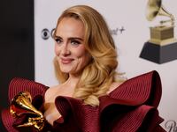 LOS ANGELES - FEBRUARY 5: Adele wins for Best Pop Solo Performance at THE 65TH ANNUAL GRAMMY AWARDS, broadcasting live Sunday, February 5, 2023 (8:00-11:30 PM, LIVE ET/5:00-8:30 PM, LIVE PT) on the CBS Television Network, and available to stream live and on demand on Paramount+*.