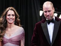 Catherine, Princess of Wales and William, Prince of Wales attend the 2026 EE BAFTA Film Awards at The Royal Festival Hall on February 22, 2026 in London, England.