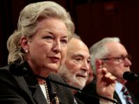 Maryanne Trump Barry testifying on behalf of Supreme Court nominee Judge Sam Alito before the Senate Judiciary Committee Thursday in January 2006 on Capitol Hill.