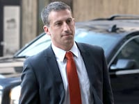 Attorney Alex Spiro arrives for the Elon Musk shareholder lawsuit trial at the Phillip Burton Federal Building on January 18, 2023 in San Francisco, California.