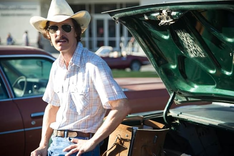 Matthew McConaughey displays his lanky physique in 'Dallas Buyers Club.'