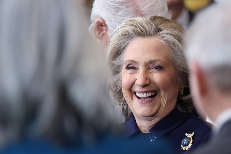 Hillary Clinton pointed out the low turnout at Trump's military parade.