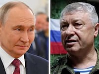 Vladimir Putin and Lt. General Vladimir Alexeyev