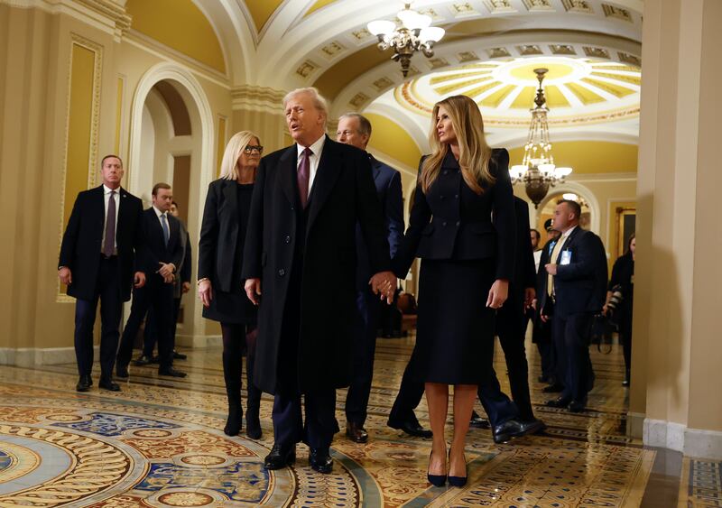 Donald and Melania Trump.