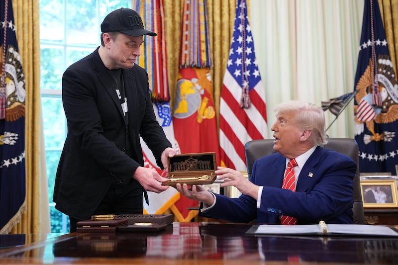 President Donald Trump gave Elon Musk a golden key to the White House only a week before their public fallout.
