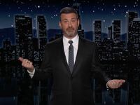Jimmy Kimmel on his set.