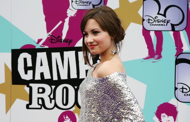 Demi Lovato at the European premiere of Camp Rock