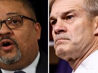 Alvin Bragg and Jim Jordan.