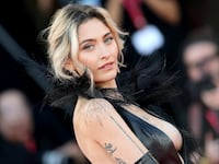 Paris Jackson attends the "Frankenstein" red carpet