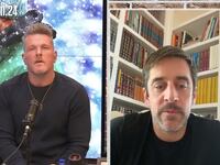 Aaron Rodgers appears on The Pat McAfee Show.