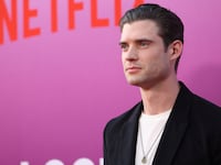 Cast member David Corenswet poses at a screening for the film Look Both Ways in Los Angeles, California, U.S.