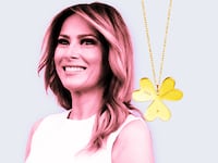 Melania and the necklace