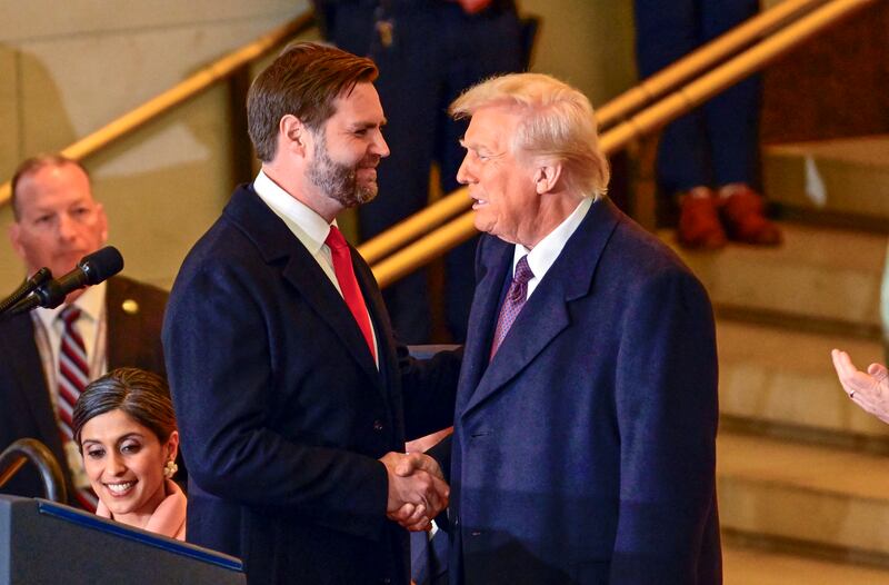 Donald Trump with JD Vance