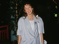 Shelley Duvall smiling in a photograph from 1987.