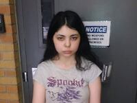 A photo of missing teen Alicia Navarro after she reappeared in July.