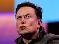 SpaceX owner and Tesla CEO Elon Musk reacts during a conversation with legendary game designer Todd Howard (not pictured) at the E3 gaming convention in Los Angeles, California, U.S., June 13, 2019.