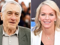 Photo illustration of Robert De Niro and Elisabeth Murdoch