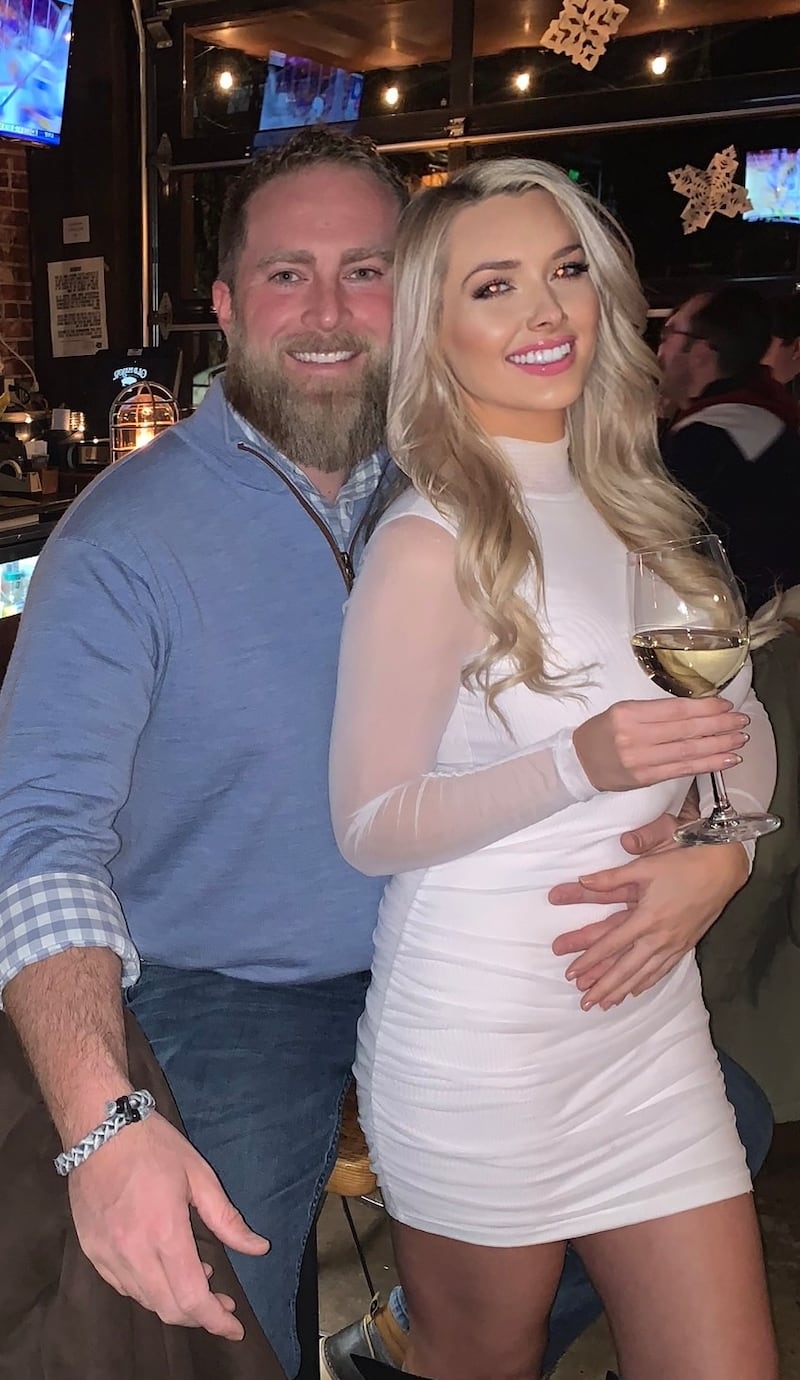 Amy LaPorte with partner Braden Reiber