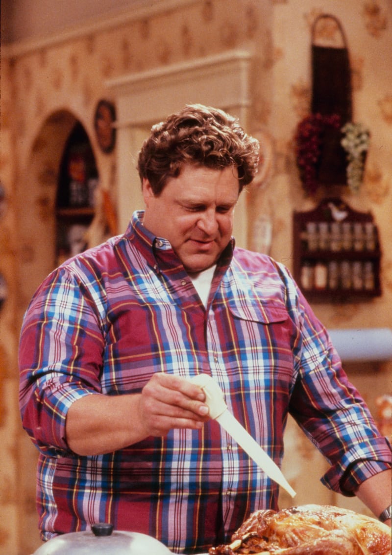 The "Roseanne" star battled both alcoholism and managing his weight while starring on the show.