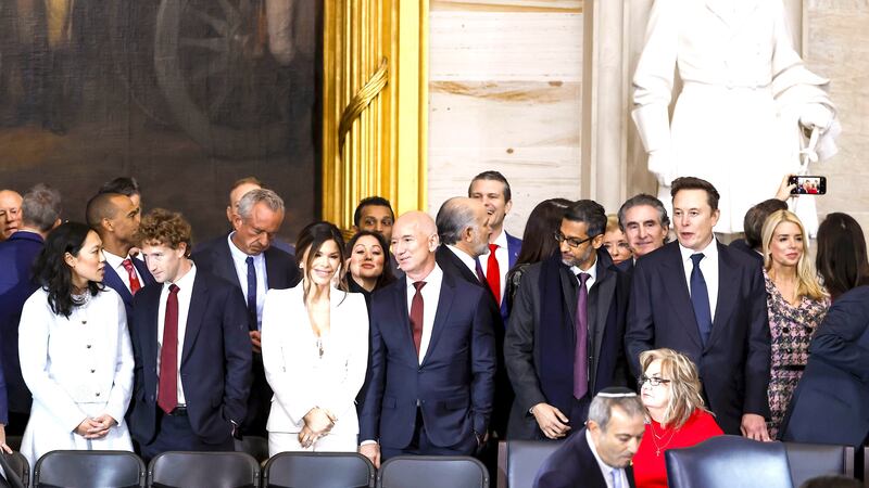 Tech bosses at Trump's inauguration