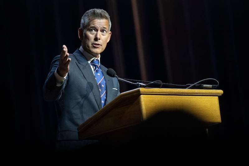 Secretary of Transportation Sean Duffy blamed a cartel drone incursion for the airspace closure.