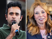 Vivek Ramaswamy and Amy Acton