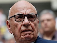 Rupert Murdoch, Chairman of Fox News Channel attends the US Open's Mens Final in New York, U.S. September 10, 2017.
