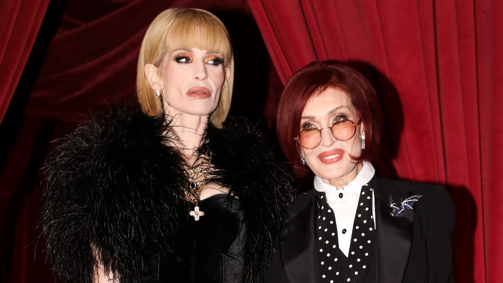 Kelly Osbourne and Sharon Osbourne attend The BRIT Awards 2026 at Co-op Live on February 28, 2026 in Manchester, England.