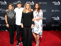 The Nelons arrives on the red carpet at the 49th Annual Dove Awards on October 16, 2018 at Allen Arena in Nashville, TN.
