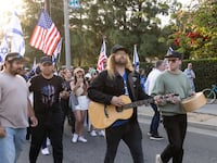 MAGA pastor Sean Feucht and his band of Christian nationalists lead a “United for Israel” march against recent campus protests.