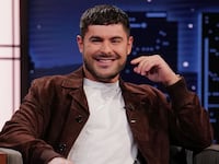 Zac Efron on "Jimmy Kimmel Live" in 2024.