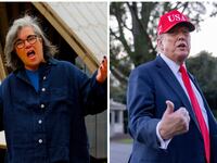 Rosie O'Donnell and Donald Trump