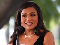 Mindy Kaling at the ceremony honoring Mindy Kaling with a Star On The Hollywood Walk Of Fame on February 18, 2025 in Hollywood, California. (Photo by Michael Buckner/Variety via Getty Images)