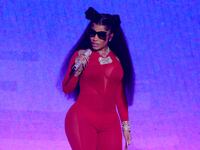Nicki Minaj performs during the 2023 MTV Video Music Awards.