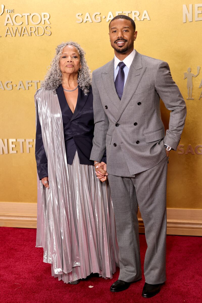 Donna Jordan and Michael B. Jordan
