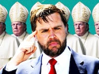 JD Vance, Donald Trump photo illustration