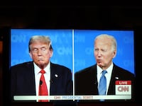 U.S. President Joe Biden and Republican presidential candidate former President Donald Trump
